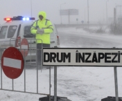 Vreme EXTREMA in Romania. Doua autostrazi si zeci de drumuri inchise din cauza VISCOLULUI. Care sunt cele mai afectate judete