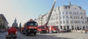 Expoziție tehnică a pompierilor în zona centrală a Timișoarei