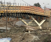 Noul termen de finalizare a lucrărilor la Pasarela Gelu fost prelungit până la jumătatea lunii martie