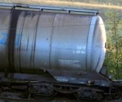 Trei vagoane ale unui tren de marfa care transportau motorina au deraiat langa Timisoara