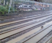 Circulatia feroviara cu restrictii in judetul Teleorman intre Tarnavele si Vlasca dupa ce liniile de cale ferata au fost inundate