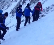 Salvatorii plecati dupa alpinistii disparuti in Retezat au oprit cautarile din cauza viscolului