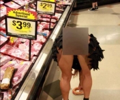 WOW! Toti cei din supermarket au ramas uluiti cand au vazut-o pe blonda asta. Au scos telefoanele si au pozat-o