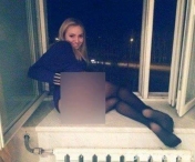 Imaginea zilei vine din Timisoara! O studenta s-a pozat provocator pe pervazul geamului in camera de camin. Like-urile au curs cu miile