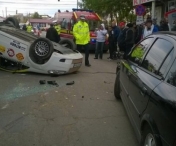 ACCIDENT TERIBIL in Bucuresti! Pasagera unui taxi a murit, dupa ce masina s-a rasturnat