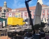  Food-truck-urile și căsuțele de la Târgul de Paști din Timișoara, îngreunează accesul trecătorilor 