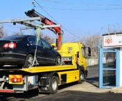 Politistii locali au reluat ridicarea masinilor parcate neregulamentar, la Timisoara