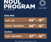 Iulius Town Timișoara funcționează după un nou program, cu ample măsuri de siguranță