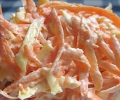 Salata usoara cu morcov si usturoi, o delicatesa bogata in vitamine pentru o silueta asa cum ne dorim