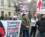 Proteste fata de exploatarea gazelor de sist la Timisoara si in alte orase din tara