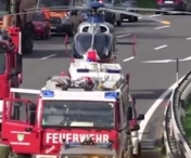 Microbuz cu romani implicat intr-un accident rutier in Austria